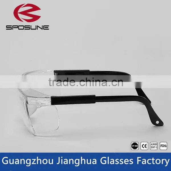 Clear HD Vision CE EN166 Eyes Protection Working Chemistry Glasses Anti-plash Painting Safety Goggle photo-2