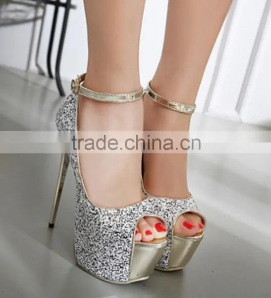 C71673A Ladies Wholesale High Heel Elegant Wedding Shoes photo-4