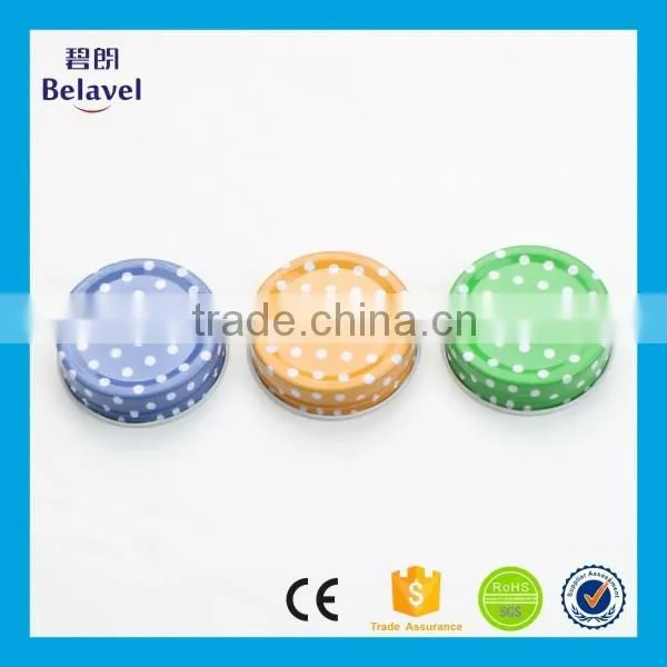 54mm Glass Jar Lid White Dot Colorful Metal Screw Cap for Mason Jar Quality Choice photo-2