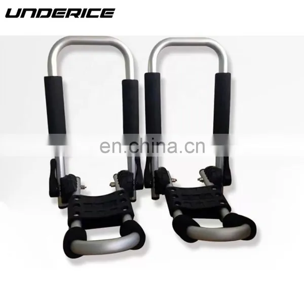 UICE Universal Folding Aluminum Alloys Soft Kayak Rack Padding Kayak Soft Roof Rack