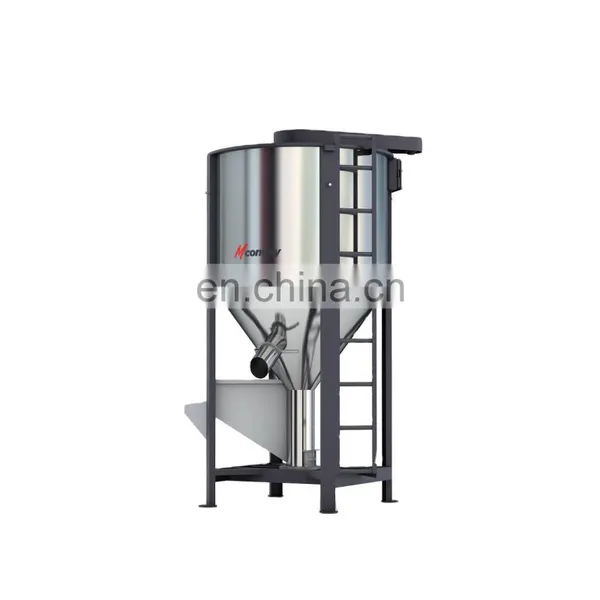 Factory Directly Wholesale Industry Bearing Stainless Steel Heating Plastic Vertical Mixer Machine