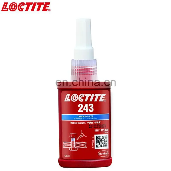 50ml New Loctiter 243 Blue Anaerobic Threadlockers Screw Gap Glue Thread Lock Adhesive Sealing Glue Medium Viscosity photo-2