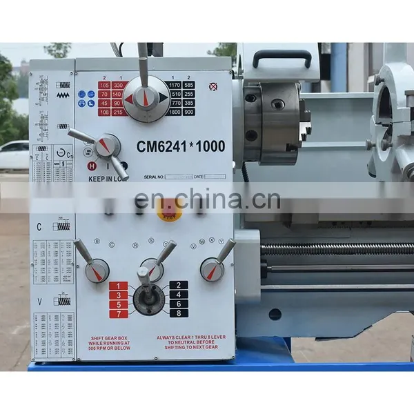 CM6241 410mm Gap Bed Lathe Machining Manual Metal Turning Lathe Machine photo-2