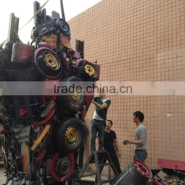 9 Meters High Optimus Prime , Large Modern Famous Arts Iron Sculpture for Outdoor Decoration photo-5