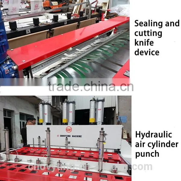 High Speed T-shirt Shopping Bag Fully Automatic Plastic Bag Making Machine Price photo-4