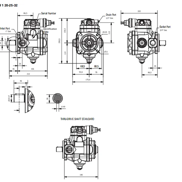 VVP1-16-RRM-30-CBK-10 VVP1-25 VANE PUMP EATON VICKERS photo-3