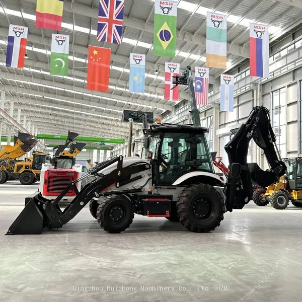 CE Standard HZM 799 Роскошный экскаватор-погрузчик Компактный и мощный погрузчик для строительства и сельского хозяйства