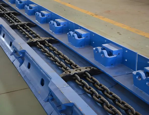 Mining Scraper Chain φ 30× 108 Manganese Steel Heat Treatment High-Strength Mining Round Link Chain photo-3