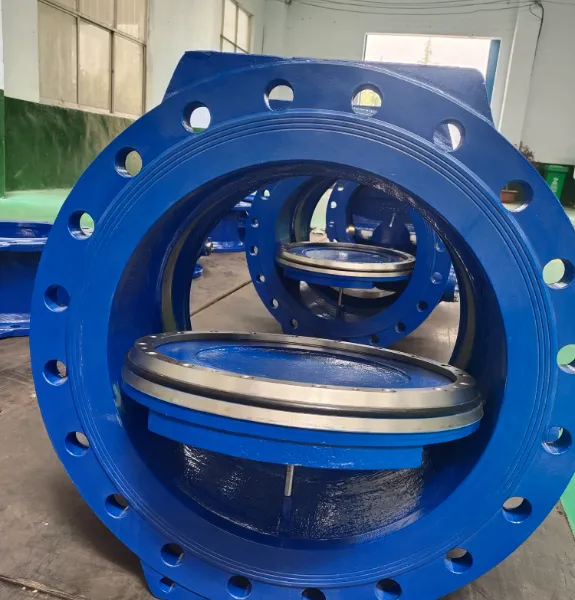 8'' PN16 Heavy Counterweight Tilting Disc Hydraulic Slowly Closed Check Valve Pump Outlet photo-4