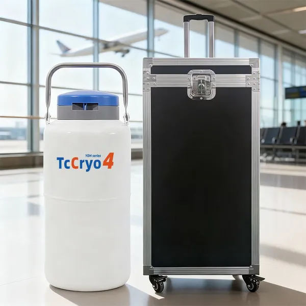 TcCryo YDH 4L Artificial Insemination Container Semen Dry Shipper Tanks For Sale