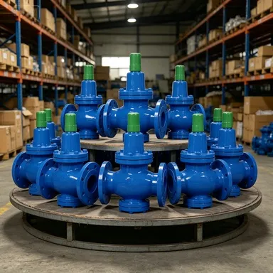 304 Stainless Steel Marine Self Closing Valve DN15-DN50 PN16 Flanged End Automatic Closing photo-5