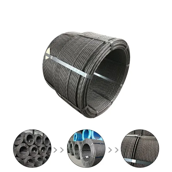 9.53mm 12.7mm Carbon Steel Wire PC Strand for Hollow Core Slab Metal Building Materials photo-2