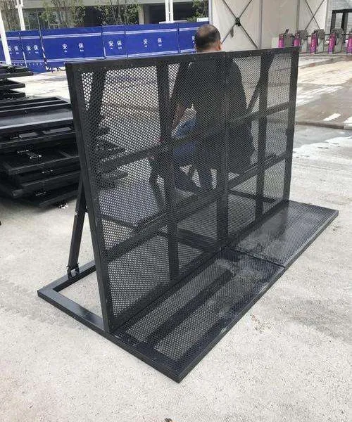 Foldable Explosion-proof Fencing for Music Festivals, Safety Crowd Control Barrier, Aluminum Explosion-proof Control Fencing, Suitable for Concerts. photo-2