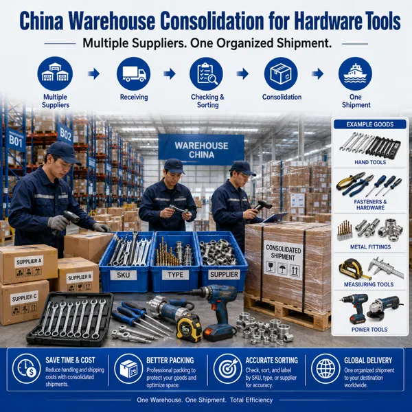 China Hardware Tools Shipping Agent for Industrial Supplies Importers photo-2