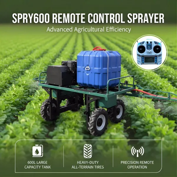Vigorun SPRY600 Tractor Sprayer, 4-stroke Petrol Engine, Pump, 60V Motor, for Berry Farms