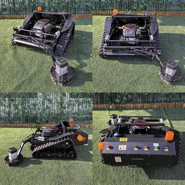 Slopes Orchards Roadsides Rough Terrain Adjustable Cutting Height Remote Robotic Controlled Lawn Mower Wholesale photo-5
