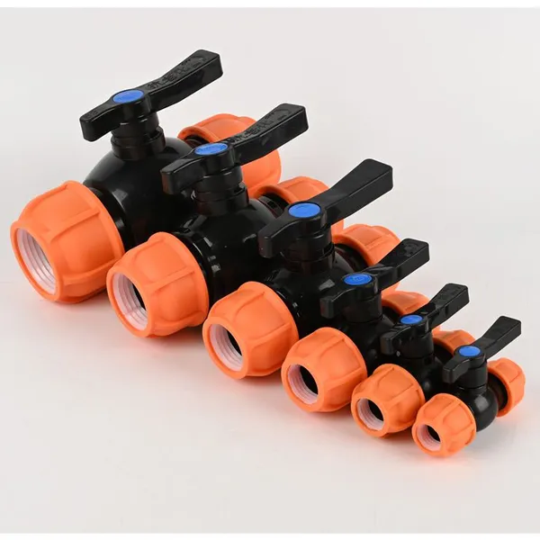 Factory Direct Sales of LRITEO Plastic Ball Valves, Leak-proof Irrigation Ball Valves, Special Valves for Greenhouse and Orchard Irrigation.