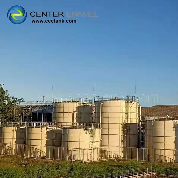 Anti-Corrosion Glass Fused to Steel Bolted Tank Municipal Sludge Storage Tanks photo-2