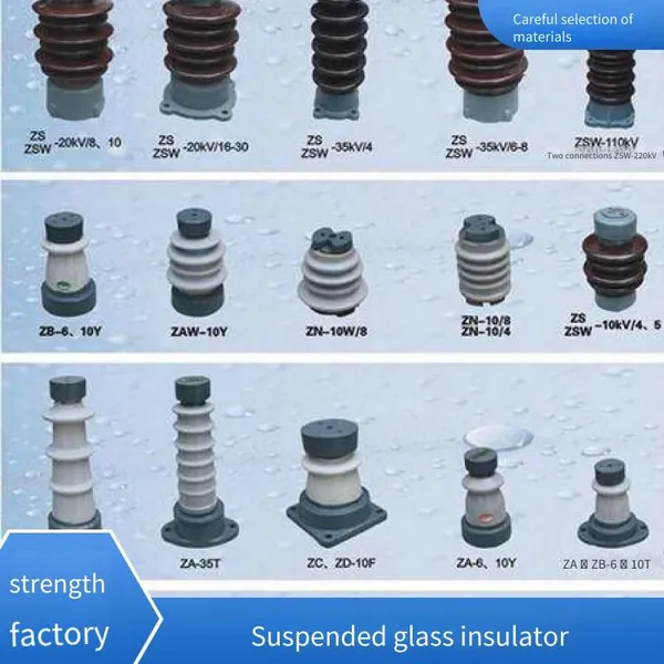 Insulator Porcelain Tension Rod Power Line 10kv High Tensile Strength Ample Stock