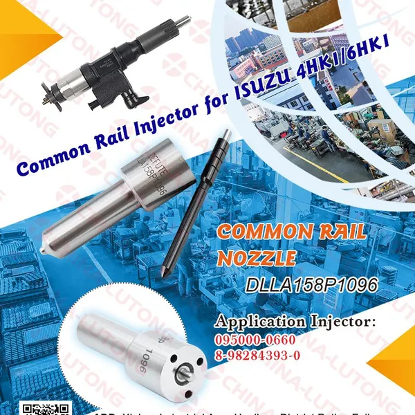 DLLA158P1096 Denso Common Rail Injector Nozzle | 093400-1096 for Isuzu