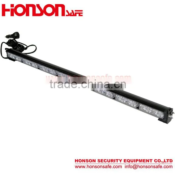 41'' LED Low-profile Alumimun Alloy Body Traffic Directional Warning Light Bar HTA-41(1W or 3W LEDS) photo-3