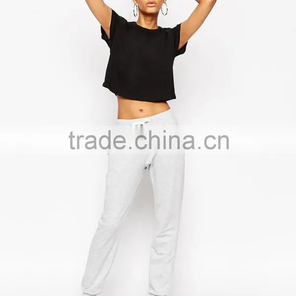 Women's Harem Pants, Jogger Pants With Contrast Tie