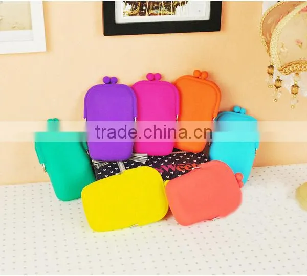 2015 Hot Selling Silicone Rubber Cosmetic Bag/colorful Cosmatic Bags photo-3