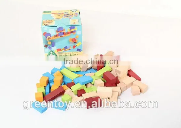 Wood Blocks Building Toy Educational Toys Wooden Castle photo-4