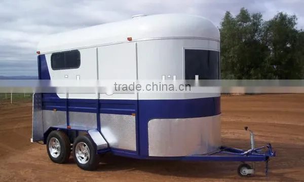 Use Hot Sale Horse Float Trailer Deluxe Model (2 Horse Trailer )
