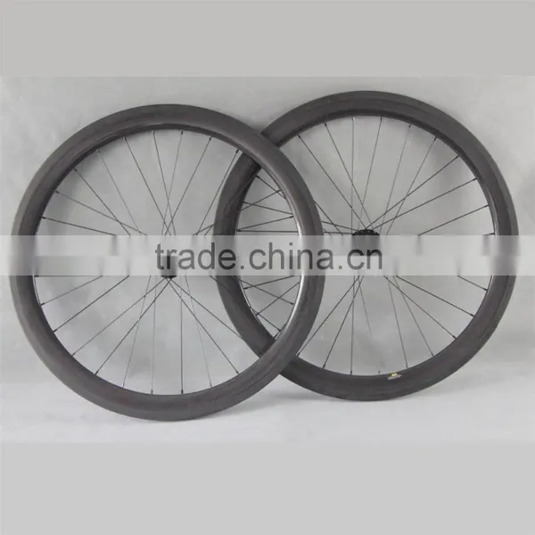 Tuleless Carbon Wheelset Disc Hub Wheels 50mm Clincher Road photo-6