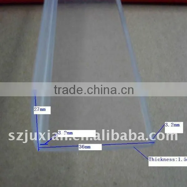 Plastic Shelf Edging Label Holder/ Pvc Price Stand Series