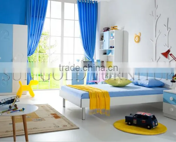 Colorful Children Cheap MDF Used Wall Bed (SZ-BF8866) photo-2