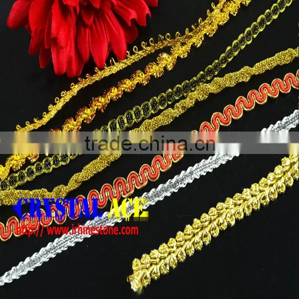 2016 Shiny Sequin Lace Trimmings ,dress Trimming Lace photo-2