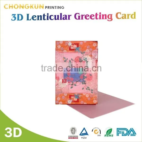 Handmade Decoration 3d Lenticular Greeting Card photo-3