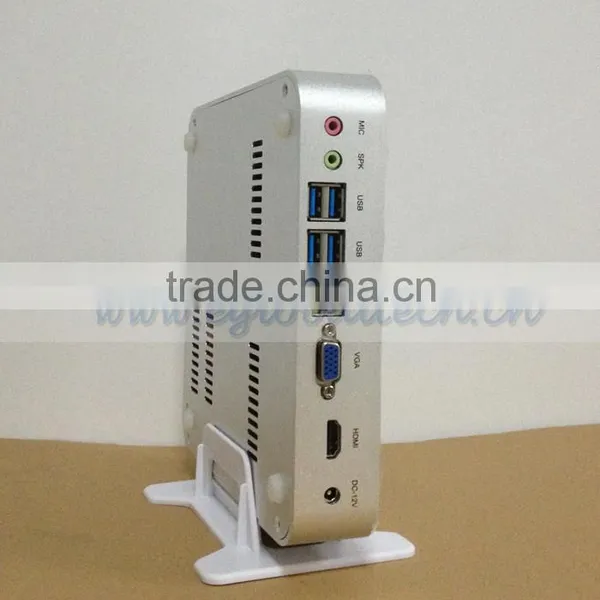 3D Gaming HTPC Nettop Computer i5 1.6GHz CPU 15W XBMC Win8 WIFI 300M 4G RAM 1TB Hard Disk DC 12V Alloy Case HTPC photo-4