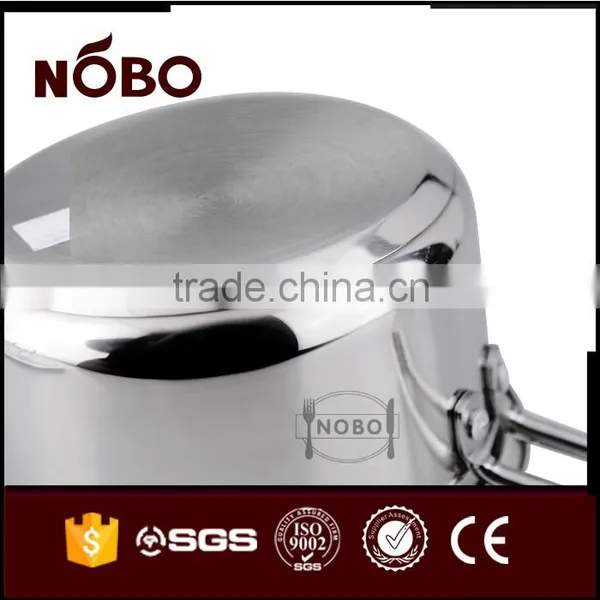 14/16cm Functional Ss201 Stock Pot With Glass Lid photo-6