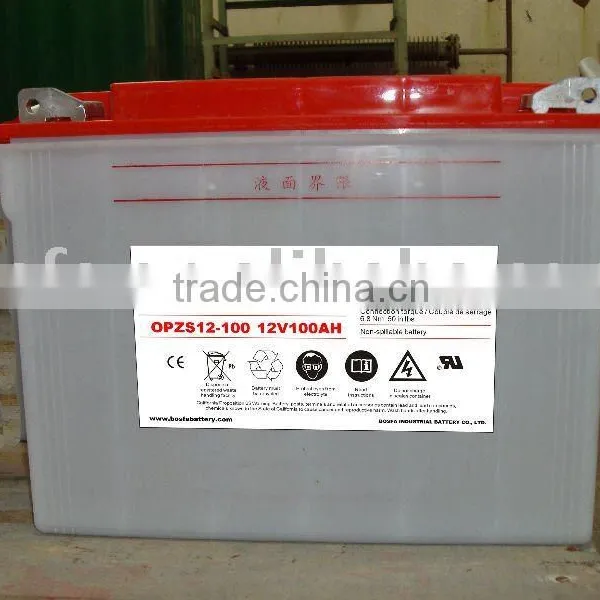 OPzS100 Solar Tubular Plate Battery Tubular 100ah Solar Tubular Batteries 12v Electric Tricycle Battery Manufacturers photo-2