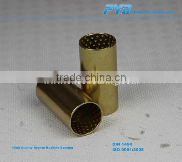 Wrapped CuSn8 Bushes,PRM404450 Oil Holes Bushing Bronze,Bronze Cylindrical Bearing photo-4