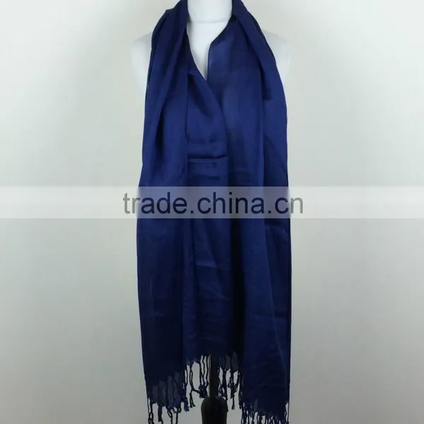 Blue Color Fashion Pashmina Scarf photo-5