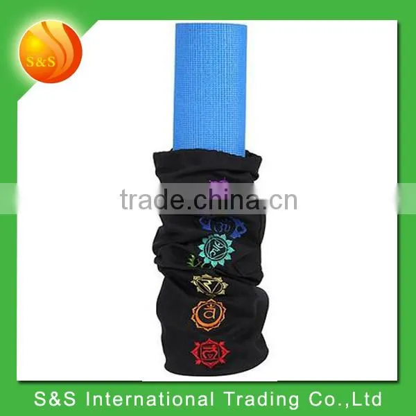 Top-Loading Embroidery Solf Folding Portable Durable Yoga Mat Bags photo-4