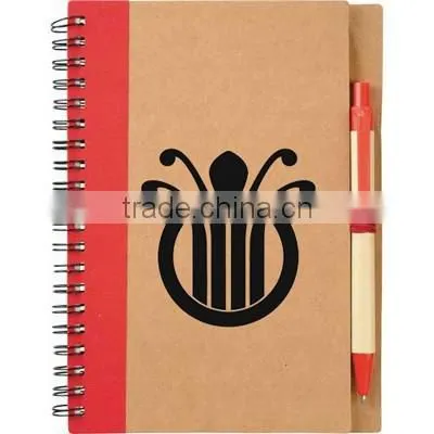 The Eco Spiral Notebook & Pen, Notebook With Paper Pen, Promotional Notebook photo-6