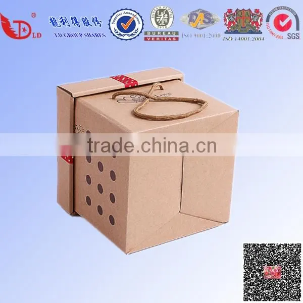 LM-0004 Factory Price Paper Gift Bag Shopping Paper Bag, Custom Brown Kraft Paper Bag photo-2