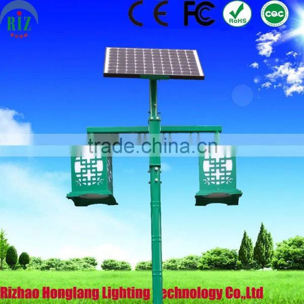 Outdoor All in One Led Solar Garden Light 2x15w Most Popular Solar Light for Garden With CE photo-4