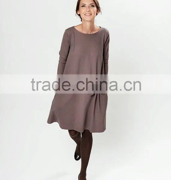 Trendy Dress Dark Brown Dress Special Dress photo-2