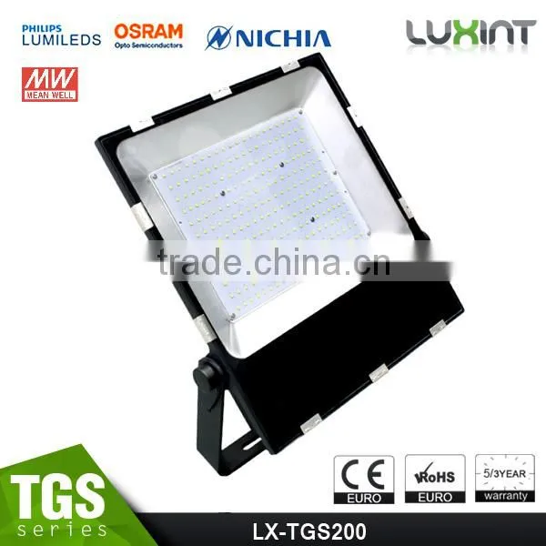 5 Years Warranty,Competive Price,>100lm/w, CE Rohs Approved,Meanwell Driver, Slim Design,,200W LED Flood Fixtures photo-6