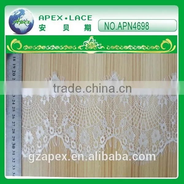 India Fashional Eyelash Lace,nylon Lace
