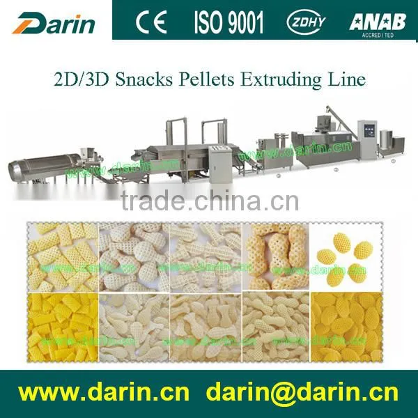 Automatic 3 D Snacks Pellets Food Processing Line for Sale photo-6