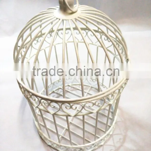 33X21.6cm Hanging Metal Bird Cage Wedding Centerpiece photo-5
