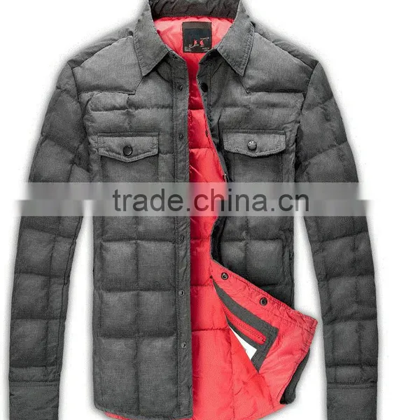 2016 Spring Shirt Style Down Jacket photo-3