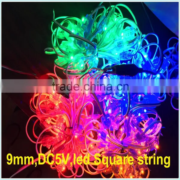 Christmas Holiday Name and 5V Voltage Battery Powered Led Square String Light photo-5